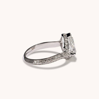 1.54 Pear Natural Diamond Engagement Ring - Happy Jewelers Fine Jewelry Lifetime Warranty
