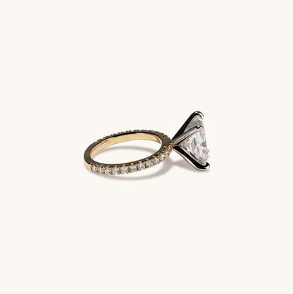 4.18 Princess Lab Diamond Engagement Ring - Happy Jewelers Fine Jewelry Lifetime Warranty