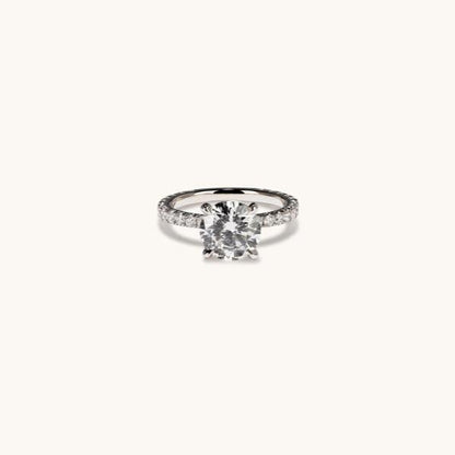2.03 Round Natural Diamond Engagement Ring - Happy Jewelers Fine Jewelry Lifetime Warranty