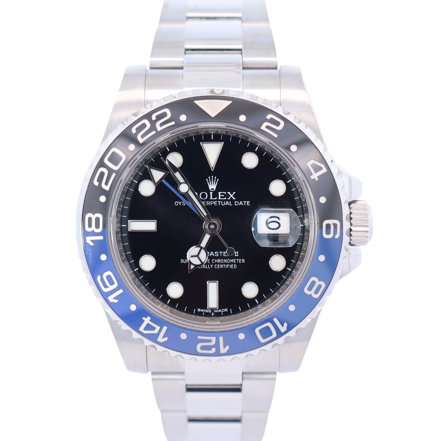 Rolex GMT Master II "Batman" Black Dial Ref# 116710BLNR