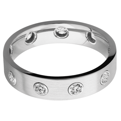 Platinum + Satin Finish - Happy Jewelers Fine Jewelry Lifetime Warranty
