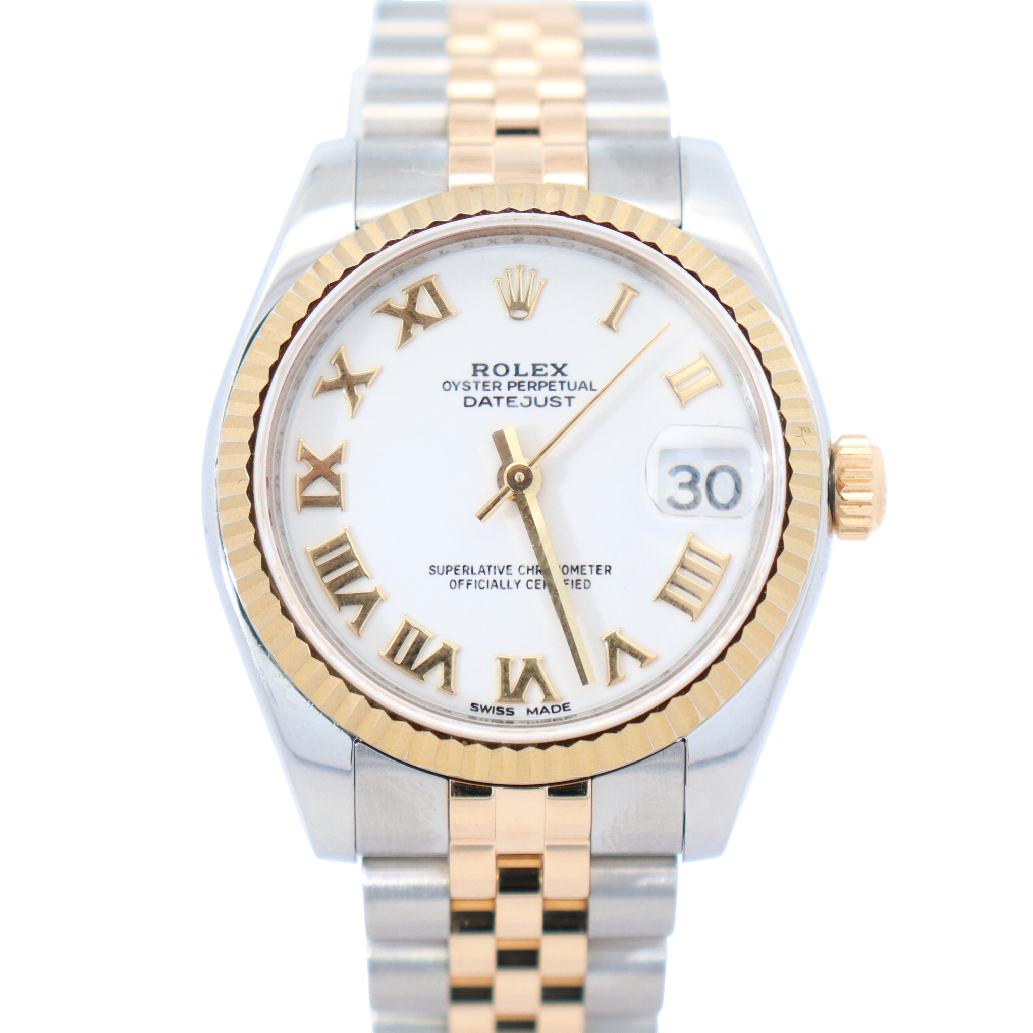 Rolex Datejust 31mm White Dial Watch Ref# 178273 - Happy Jewelers Fine Jewelry Lifetime Warranty