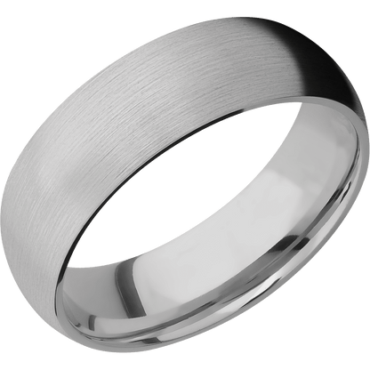 Titanium + Satin , Polish Finish - Happy Jewelers Fine Jewelry Lifetime Warranty