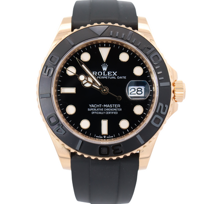 Rolex Yacht-Master 42mm Black Dial Watch Ref# 226658 - Happy Jewelers Fine Jewelry Lifetime Warranty