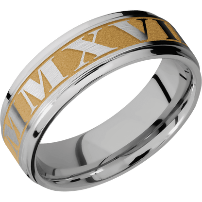 Titanium + Satin , Polish Finish - Happy Jewelers Fine Jewelry Lifetime Warranty