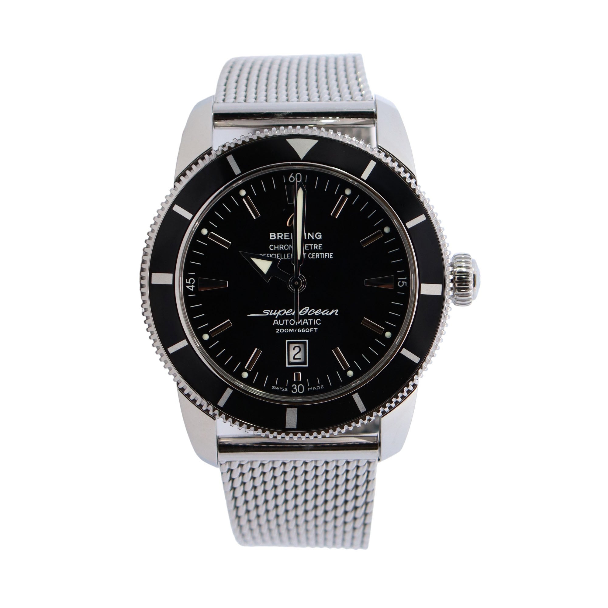 Breitling Superocean 42mm Black Dial Watch Ref# A1732124 - Happy Jewelers Fine Jewelry Lifetime Warranty