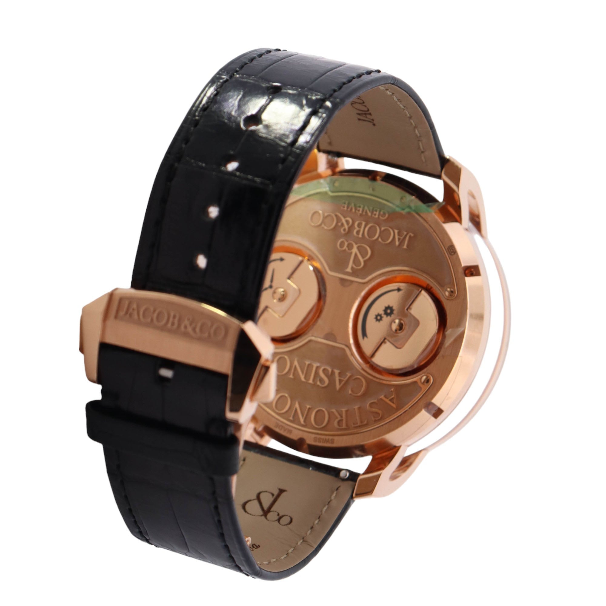 Jacob & Co. Astronomia Casino 47mm Openwork Dial Watch Ref# AT160.40.AB.AB.B - Happy Jewelers Fine Jewelry Lifetime Warranty