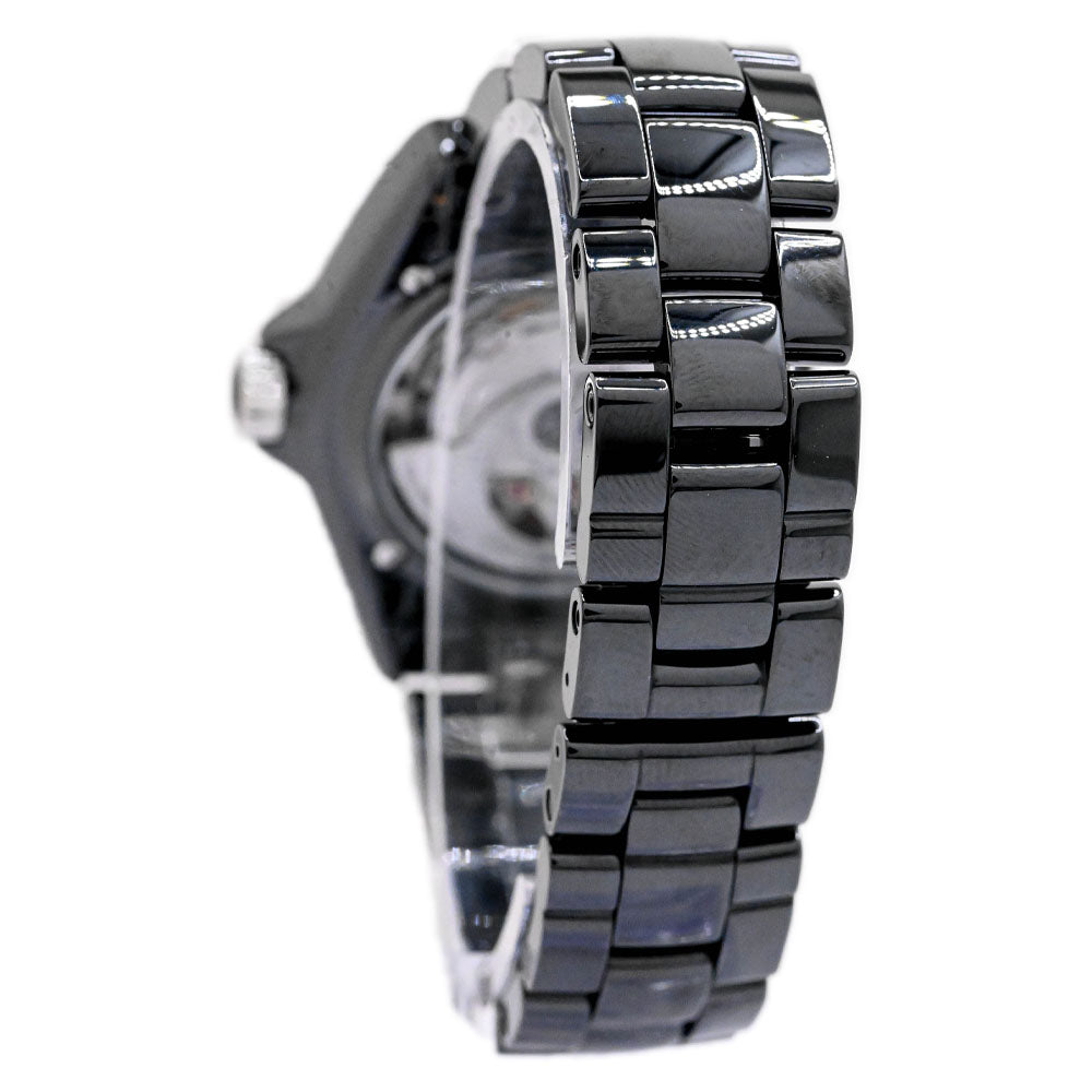 Chanel Men's J12 Black Ceramic 41mm Black Dial Watch Ref: #H5697 - Happy Jewelers Fine Jewelry Lifetime Warranty