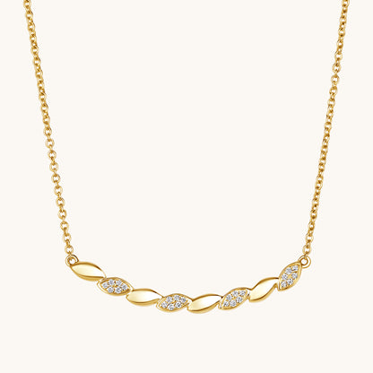 Alternating Diamond Twist Necklace - Happy Jewelers Fine Jewelry Lifetime Warranty