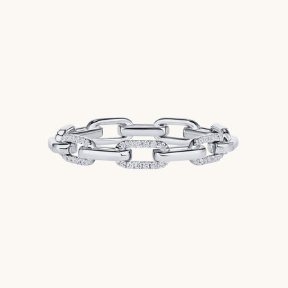 Linked Up Alternating Diamond Eternity Band - Happy Jewelers Fine Jewelry Lifetime Warranty