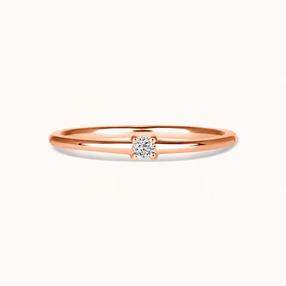 Aster Single Diamond Band