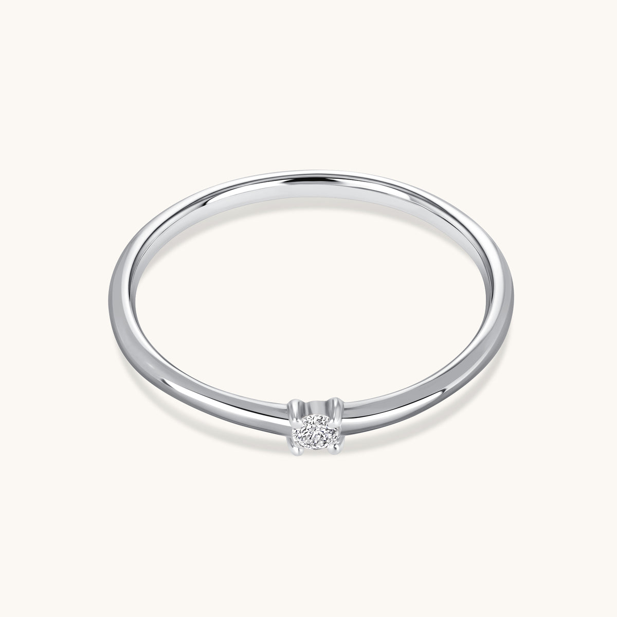 Aster Single Diamond Band