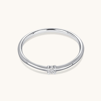 Aster Single Diamond Band