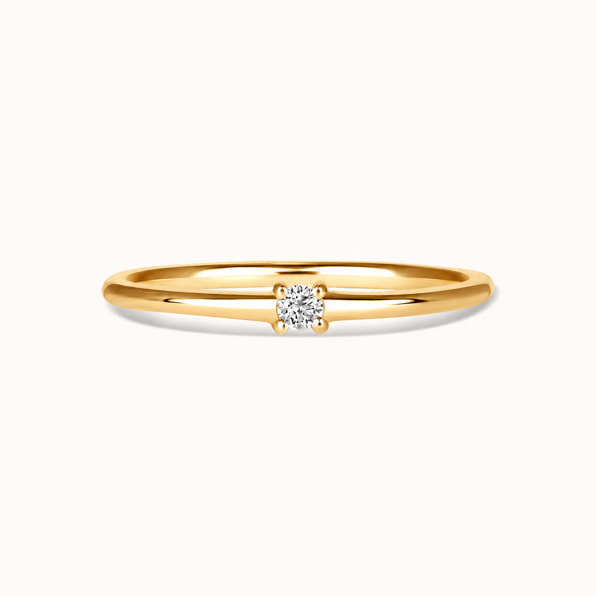Aster Single Diamond Band