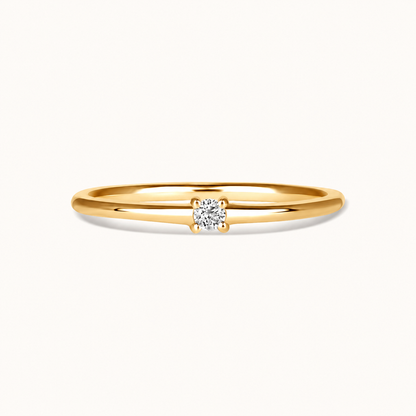 Aster Single Diamond Band