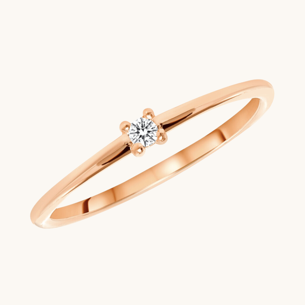 Aster Single Diamond Band