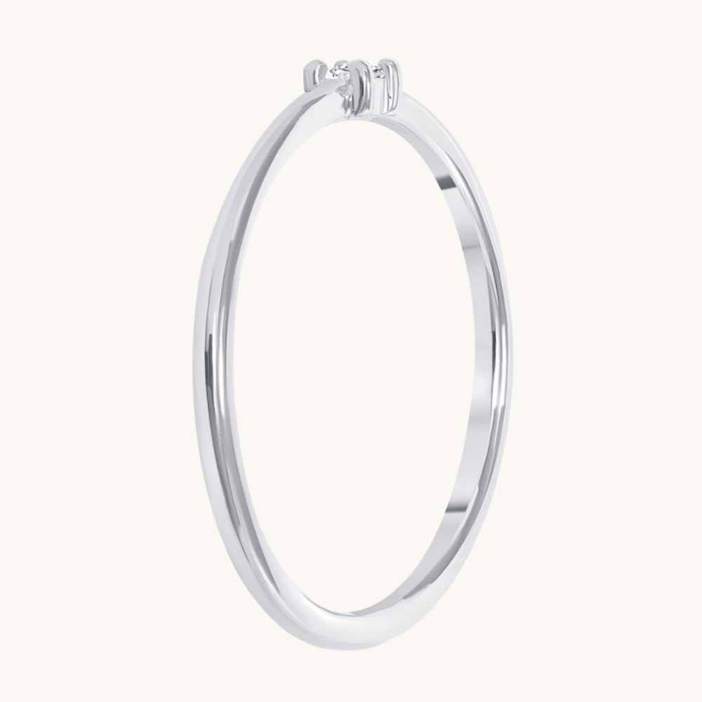 Aster Single Diamond Band