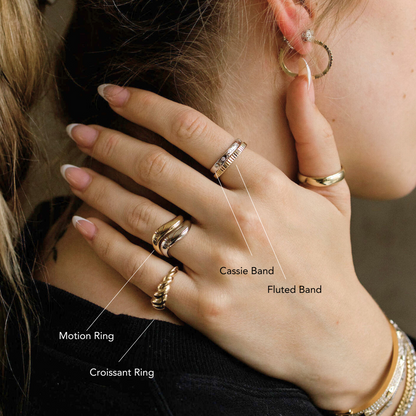 Solid Gold Motion Ring - Happy Jewelers Fine Jewelry Lifetime Warranty