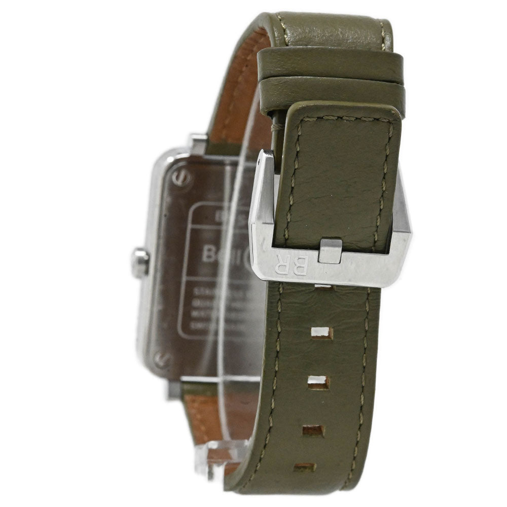 Bell & Ross Men's Aviation Stainless Steel 39mm Khaki Green Camo Dial Watch Reference #: BRS-CK-ST/SCA - Happy Jewelers Fine Jewelry Lifetime Warranty