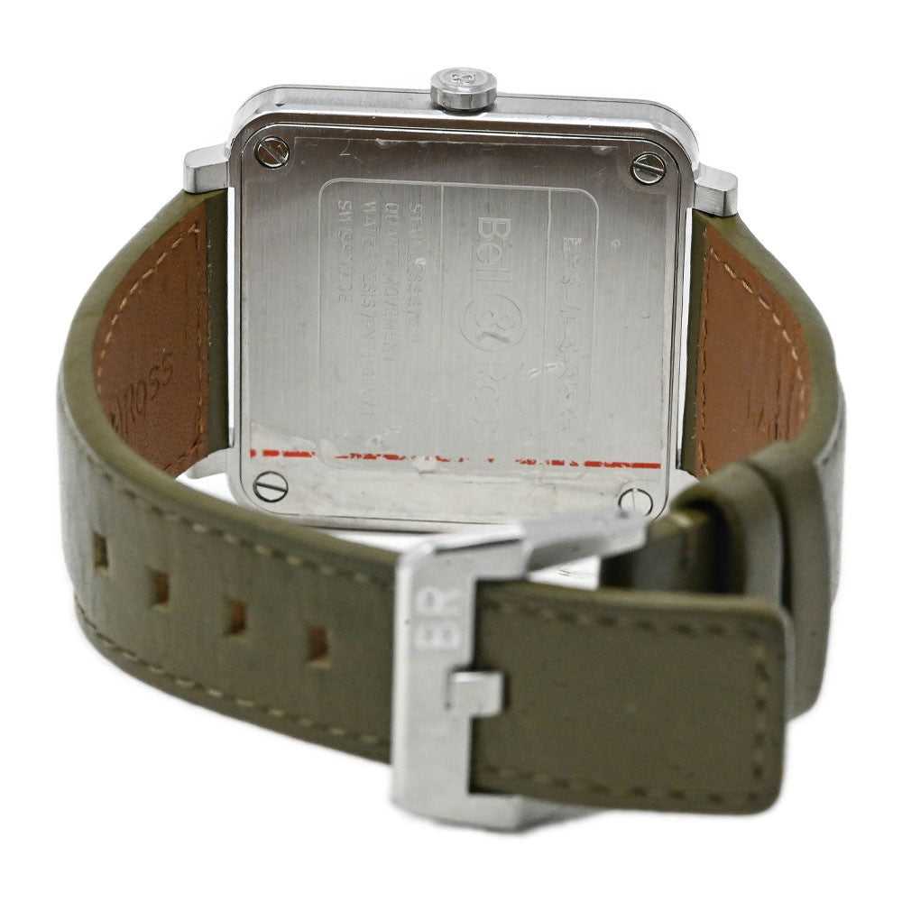 Bell & Ross Men's Aviation Stainless Steel 39mm Khaki Green Camo Dial Watch Reference #: BRS-CK-ST/SCA - Happy Jewelers Fine Jewelry Lifetime Warranty