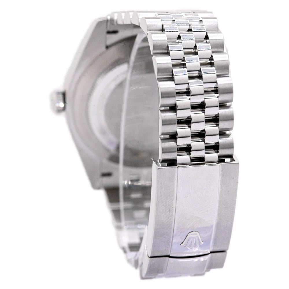 Rolex Men's Datejust Stainless Steel 41mm White MOP Diamond Dial Watch Reference #: 126334 - Happy Jewelers Fine Jewelry Lifetime Warranty