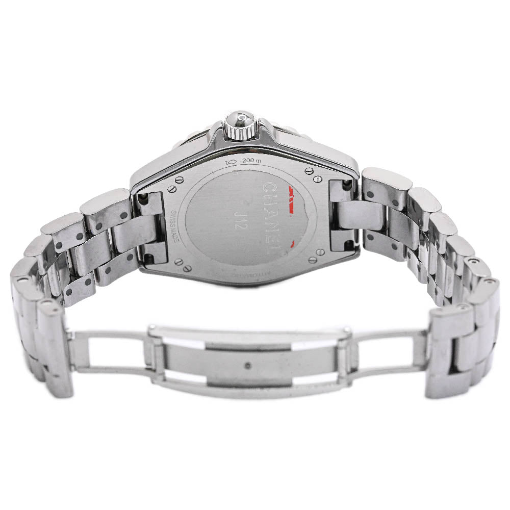 Chanel Unisex J12 41mm Titanium Ceramic Case, Grey Dial Watch Reference #: H2934 - Happy Jewelers Fine Jewelry Lifetime Warranty