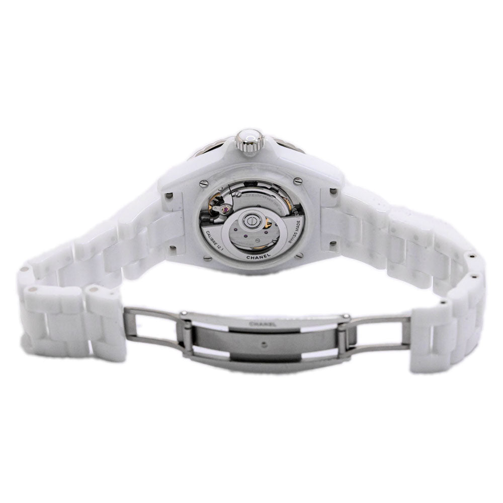 Chanel Unisex J12 White Ceramic 41mm White Dial Watch Ref# H6186 - Happy Jewelers Fine Jewelry Lifetime Warranty