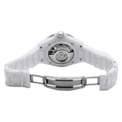Chanel Unisex J12 White Ceramic 41mm White Dial Watch Ref# H6186 - Happy Jewelers Fine Jewelry Lifetime Warranty