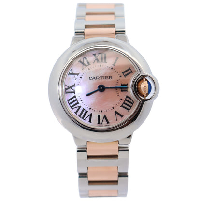 Cartier Ballon Bleu 28mm MOP Dial Watch Ref# 3009 - Happy Jewelers Fine Jewelry Lifetime Warranty