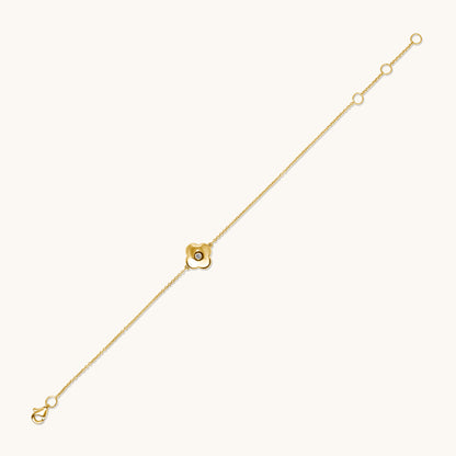 Diamond Bubble Clover Bracelet - Happy Jewelers Fine Jewelry Lifetime Warranty