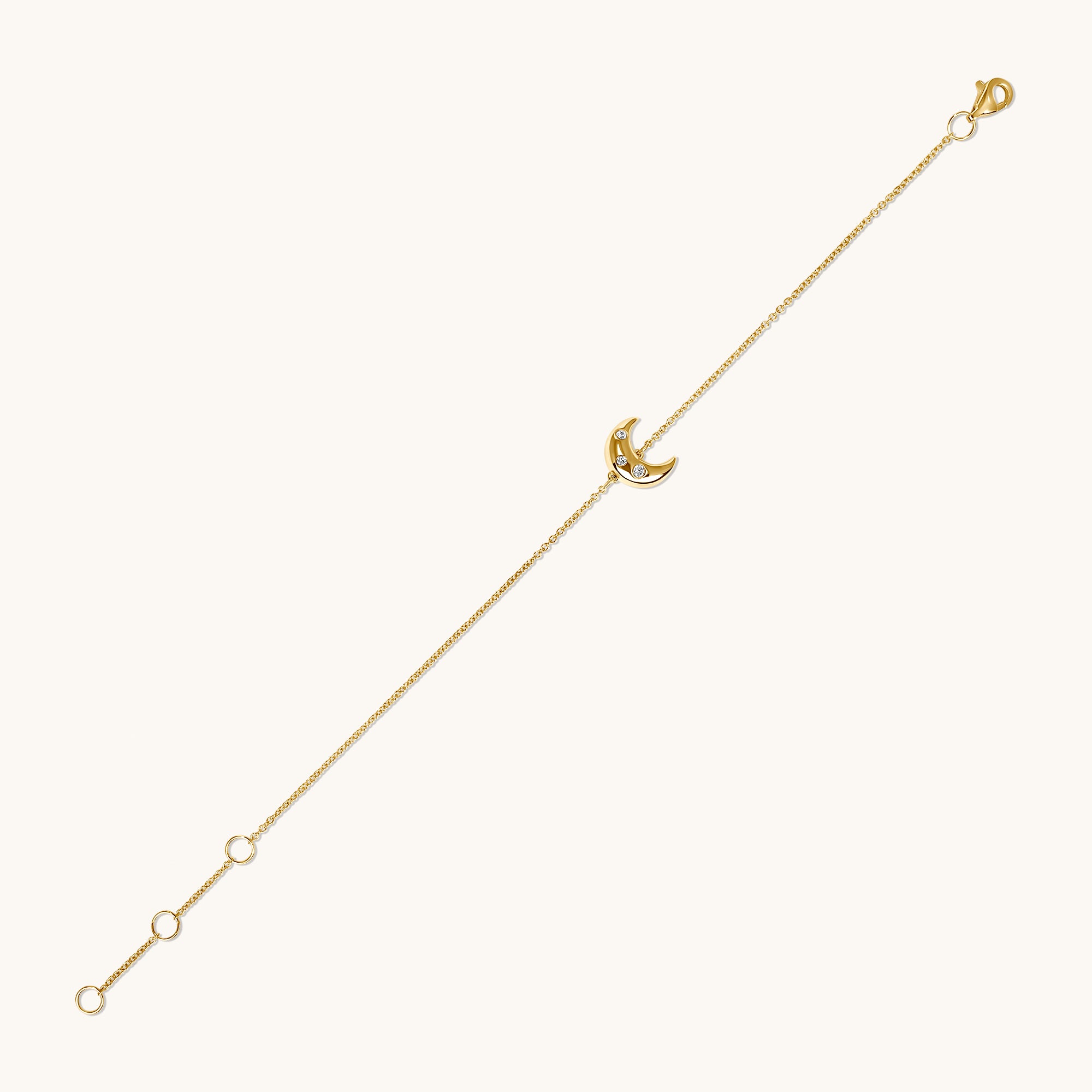 Bezzle Diamond Bubble Moon Bracelet - Happy Jewelers Fine Jewelry Lifetime Warranty