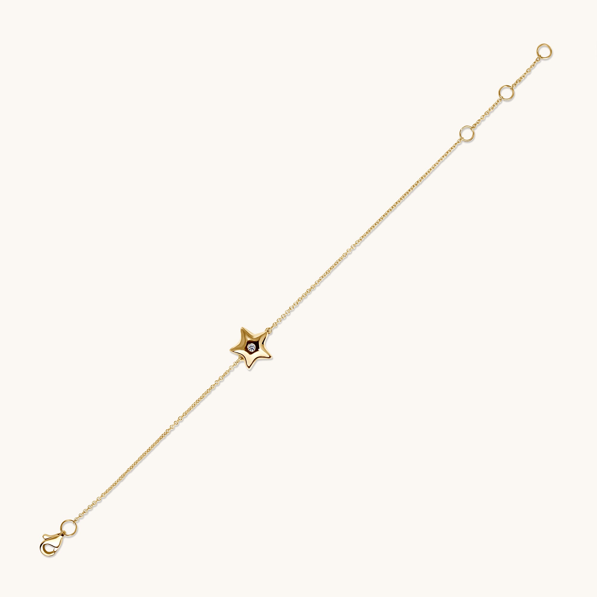 Bezzle Diamond Bubble Star Bracelet - Happy Jewelers Fine Jewelry Lifetime Warranty