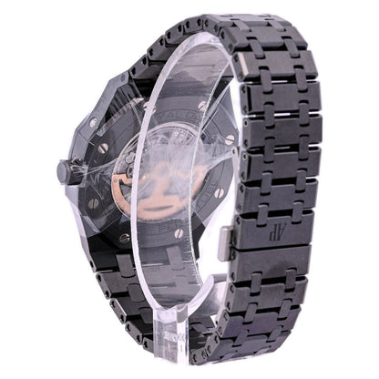 Audemars Piguet Royal Oak 41mm Black Ceramic Skeleton Dial Watch Reference# 26585CE.OO.1225CE.01 - Happy Jewelers Fine Jewelry Lifetime Warranty