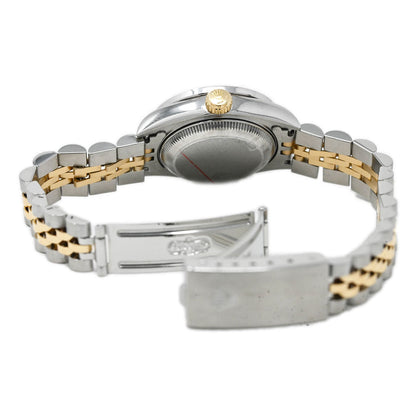 Rolex Ladies Datejust Yellow Gold & Stainless Steel 26mm Custom Champagne Diamond Dial Watch Reference# 69173 - Happy Jewelers Fine Jewelry Lifetime Warranty