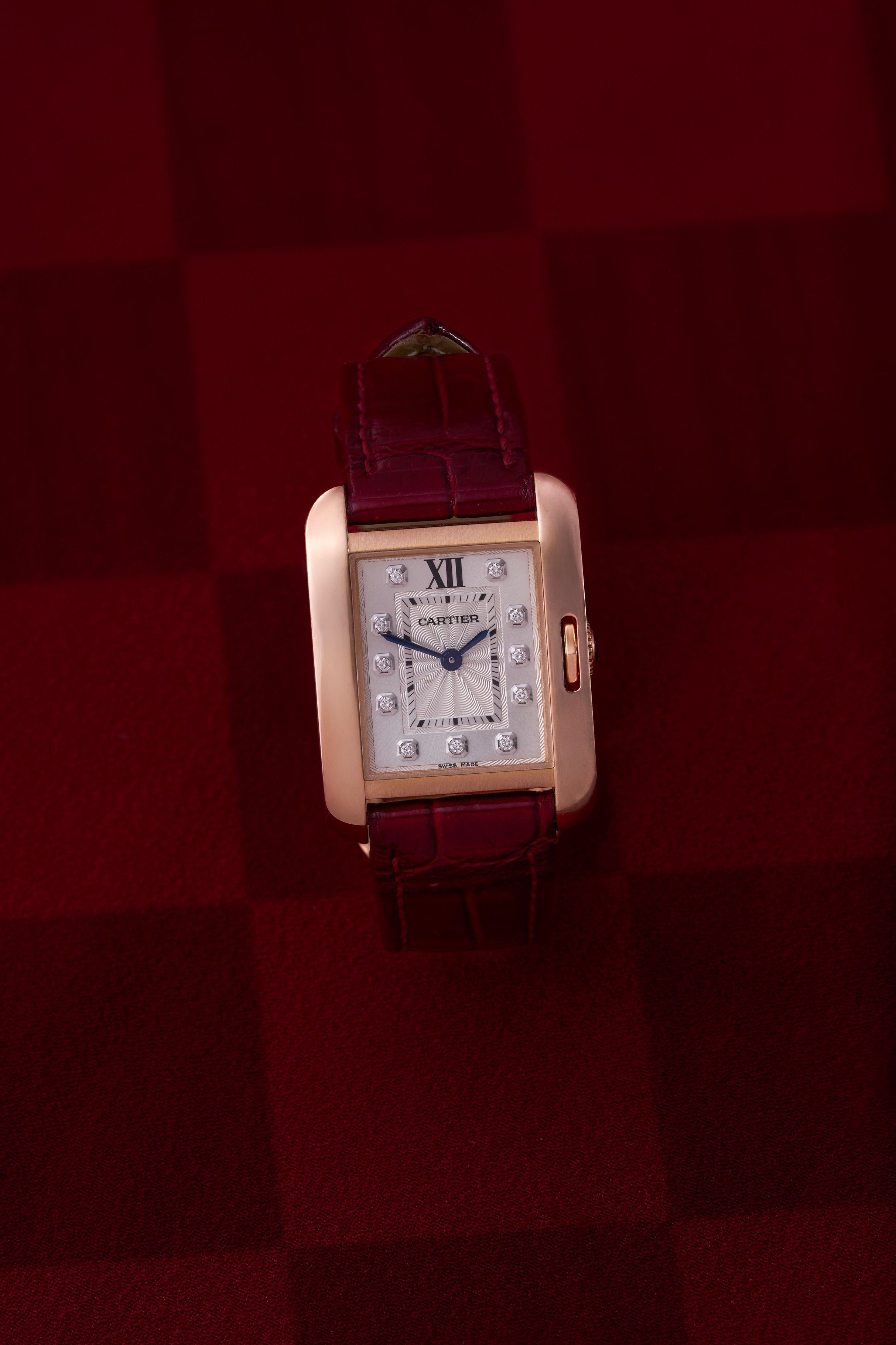 Cartier Tank 30mm Silver Dial Watch Ref# WJTA0007