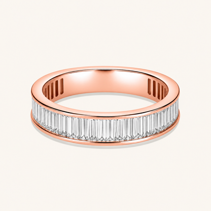 Channel Set Baguette Lab Diamond Band