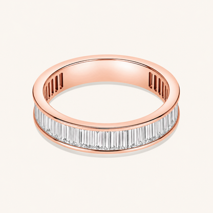 Channel Set Baguette Lab Diamond Band