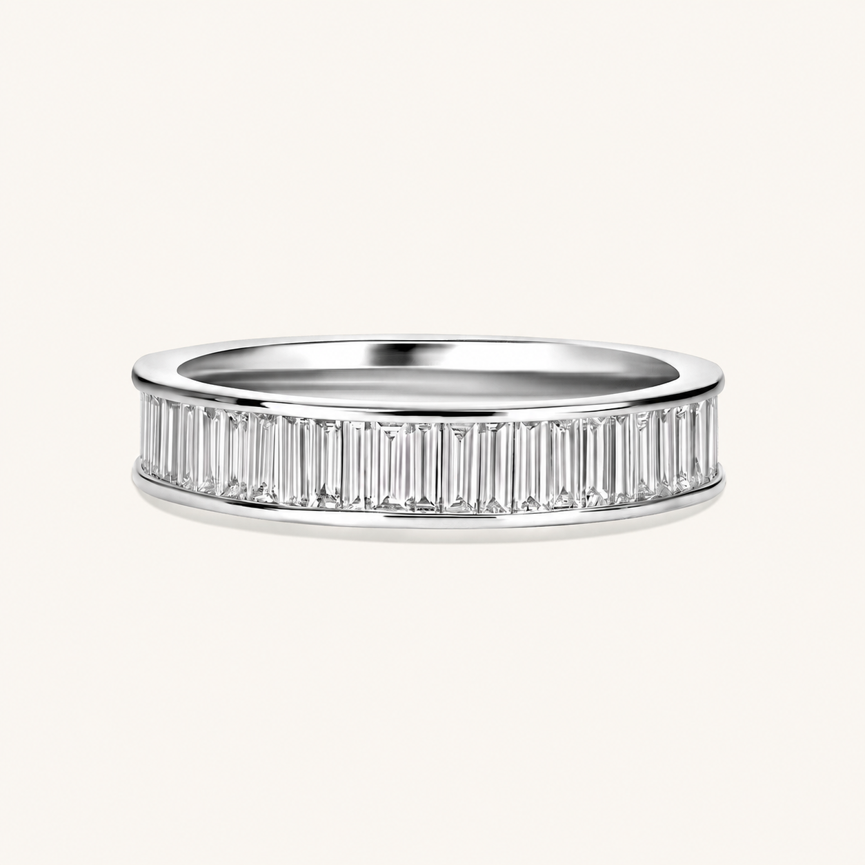 Channel Set Baguette Lab Diamond Band