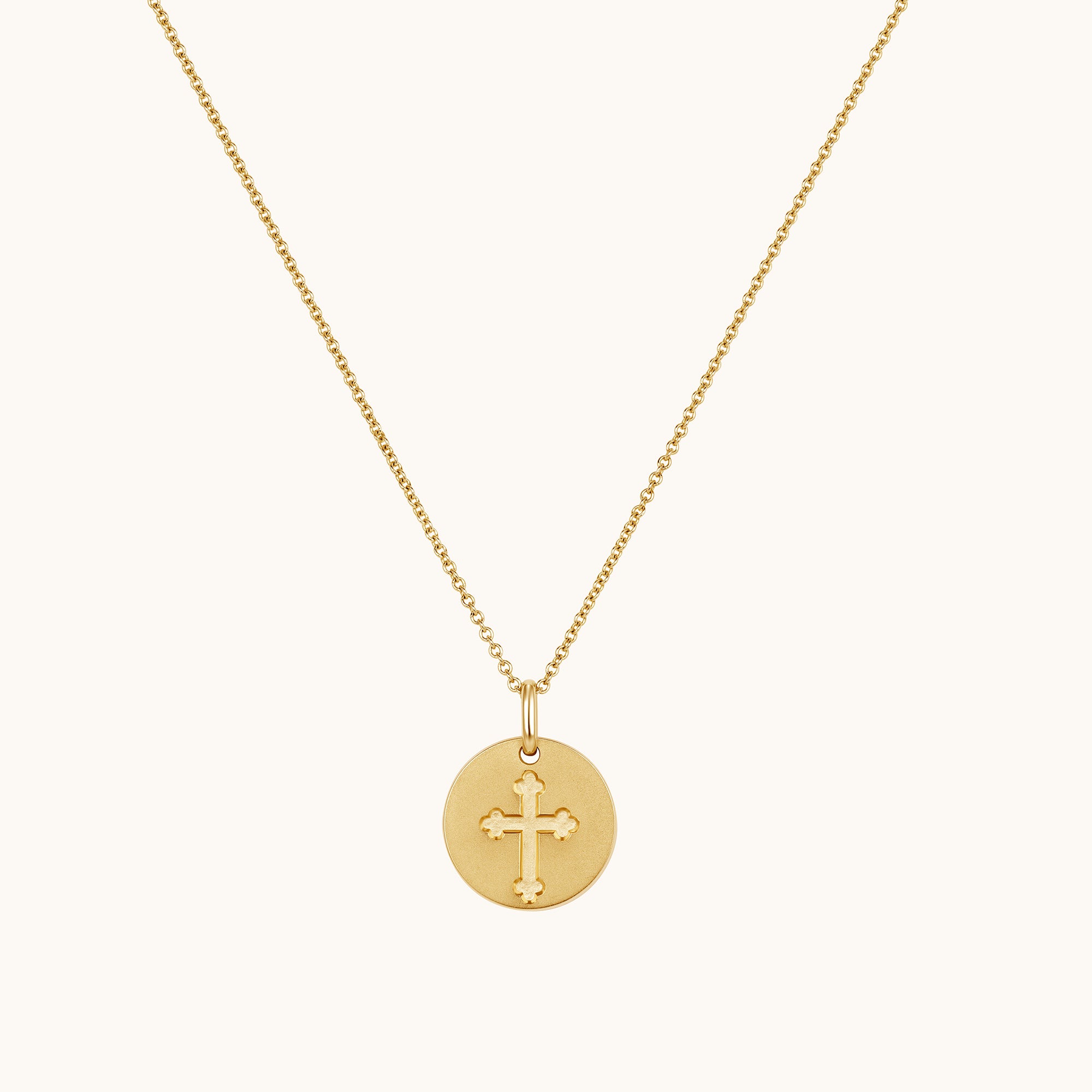 Coin Cross Pendant - Happy Jewelers Fine Jewelry Lifetime Warranty