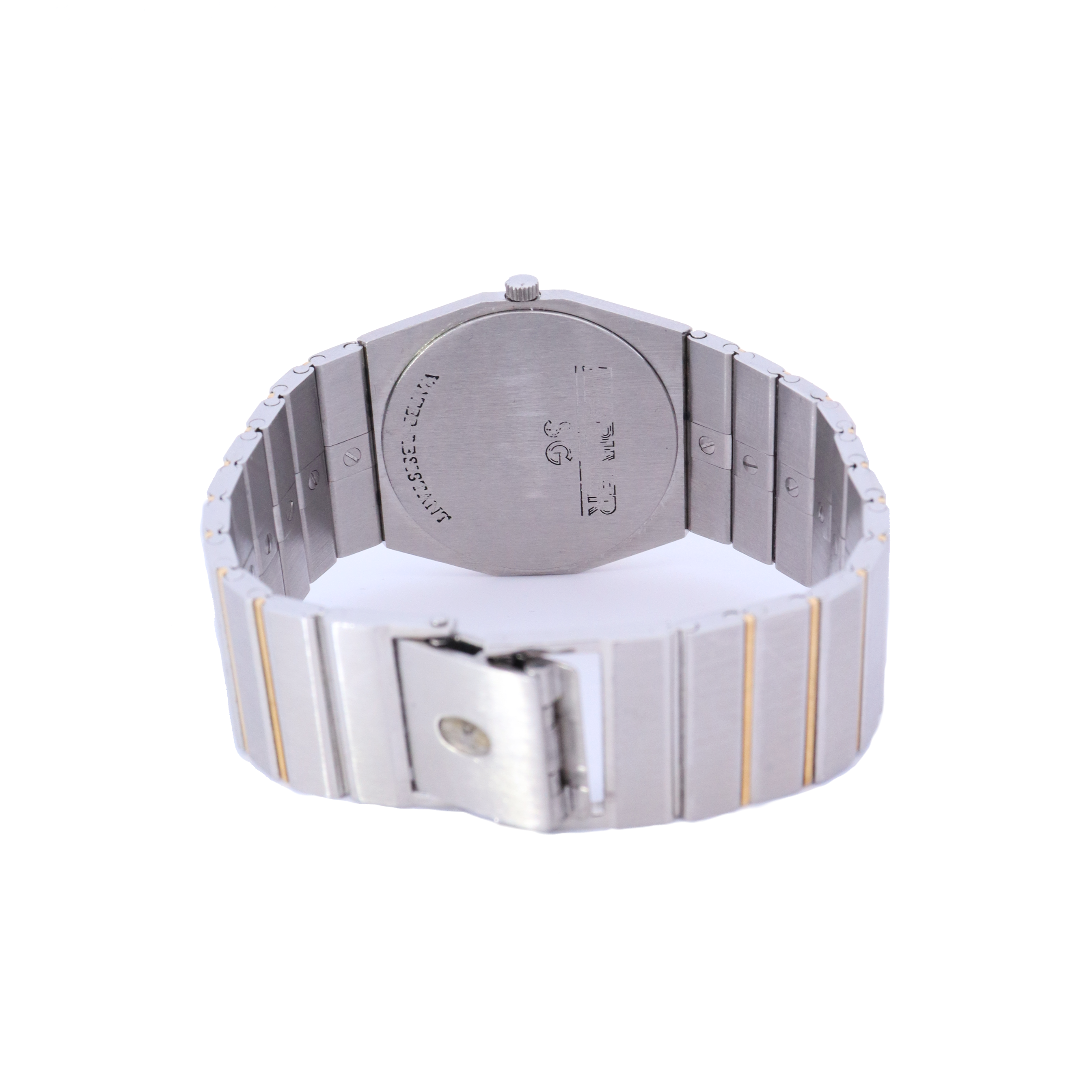 Concord Mariner Yellow Gold & Stainless Steel Grey and Gold Dial Watch | Ref# 1581117 - Happy Jewelers Fine Jewelry Lifetime Warranty