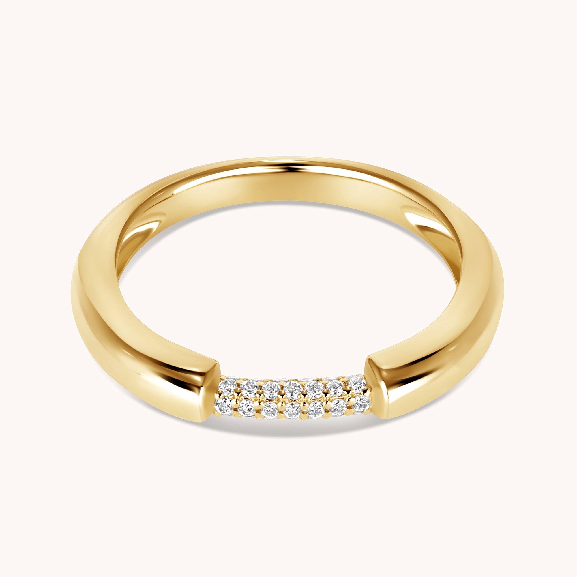 Connection Diamond Pave Ring - Happy Jewelers Fine Jewelry Lifetime Warranty