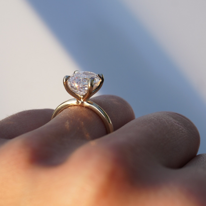 4.65 Crisscut Oval Lab Diamond Engagement Ring - Happy Jewelers Fine Jewelry Lifetime Warranty