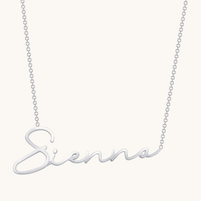 Cursive Name Necklace - Happy Jewelers Fine Jewelry Lifetime Warranty