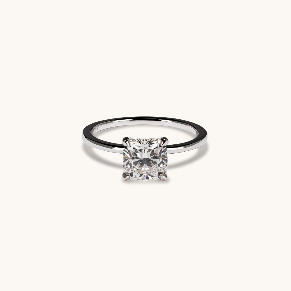 1.58 Square Cushion Lab Diamond Engagement Ring - Happy Jewelers Fine Jewelry Lifetime Warranty