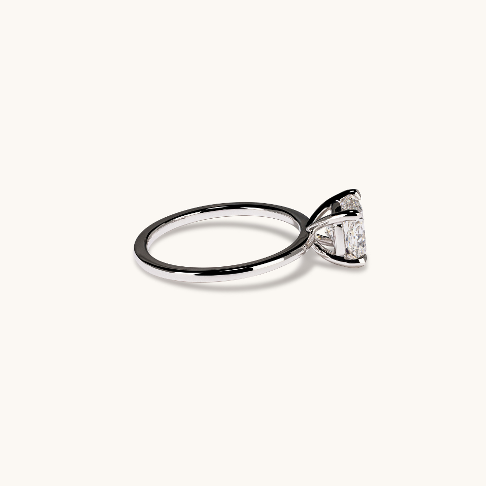 1.58 Square Cushion Lab Diamond Engagement Ring