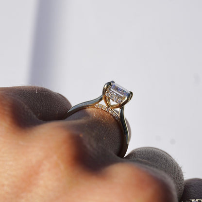 2.59 Radiant Lab Diamond Engagement Ring - Happy Jewelers Fine Jewelry Lifetime Warranty