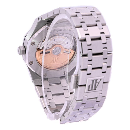Audemars Piguet Royal Oak 34mm Stainless Steel Blue Dial Watch Reference# 77351ST.ZZ.1261ST.01 - Happy Jewelers Fine Jewelry Lifetime Warranty
