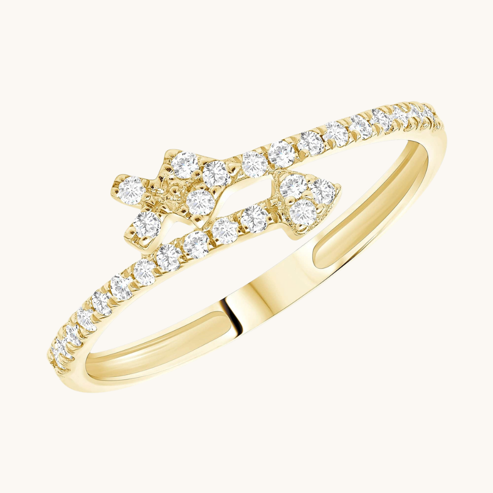 Dainty Diamond Arrow Ring - Happy Jewelers Fine Jewelry Lifetime Warranty