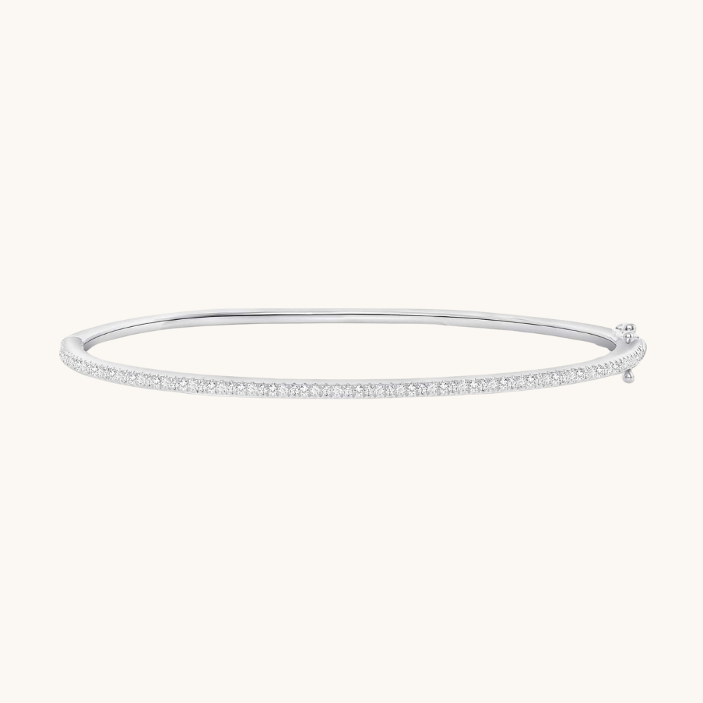 Dainty Diamond Bangle