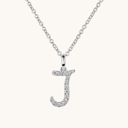 Darling Diamond Initial Necklace